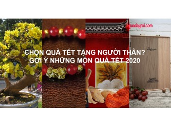 Chọn quà Tết tặng người thân? Gợi ý nhũng món quà Tết 2020